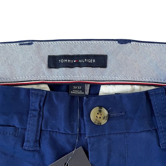Tommy Hilfiger Men's TH Flex Pants Navy Size 31x32 Casual Career Wear New - Picture 3 of 5